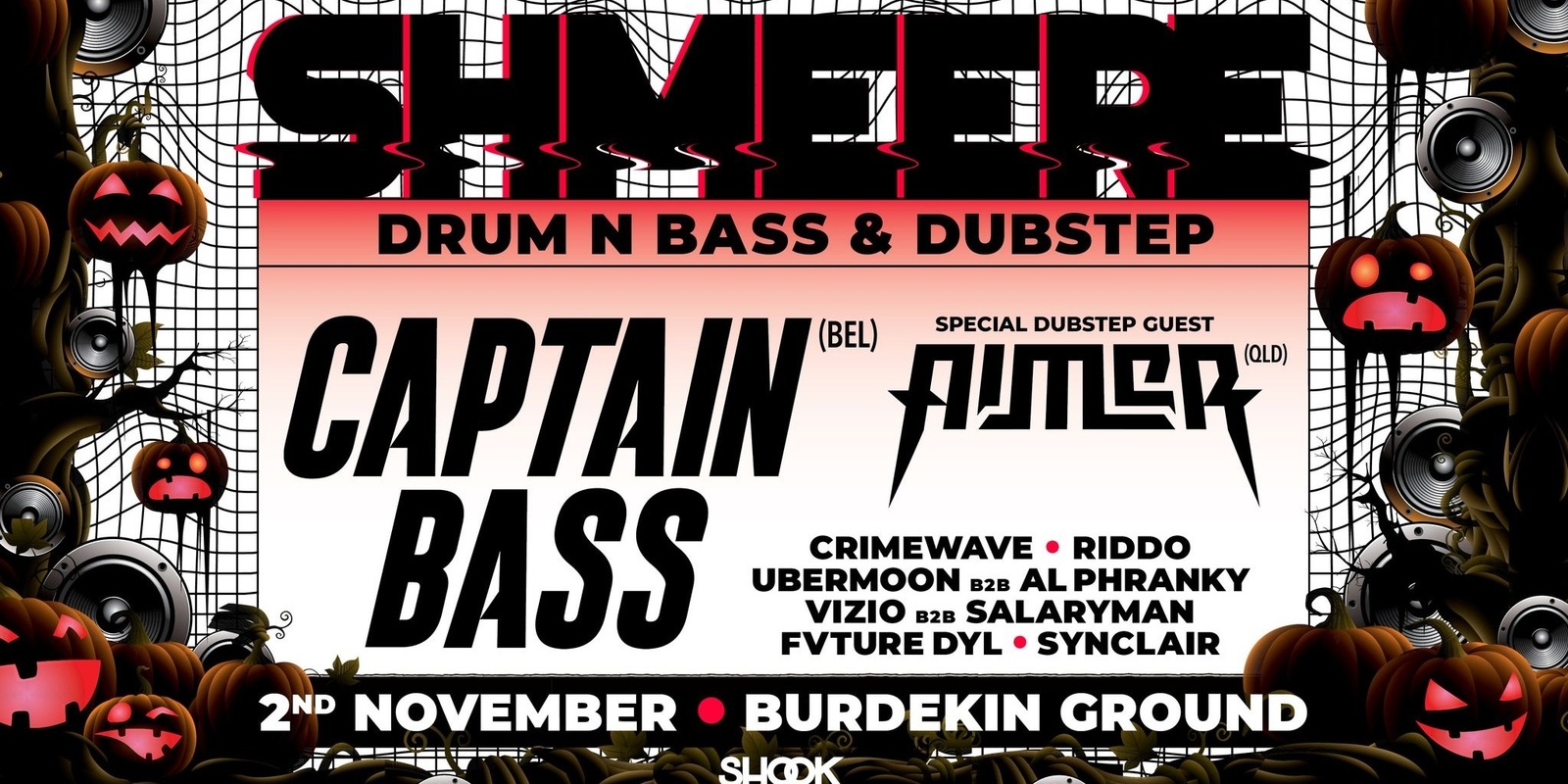 Banner image for SHMEERE 14 Drum n Bass & Dubstep ft. CAPTAIN BASS (BELGIUM) 