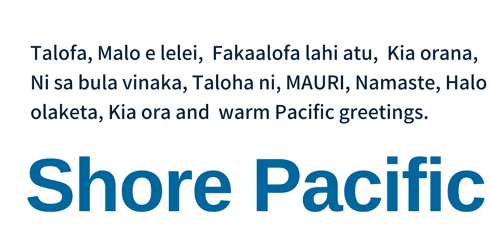 Banner image for June Shore Pacific Network Event