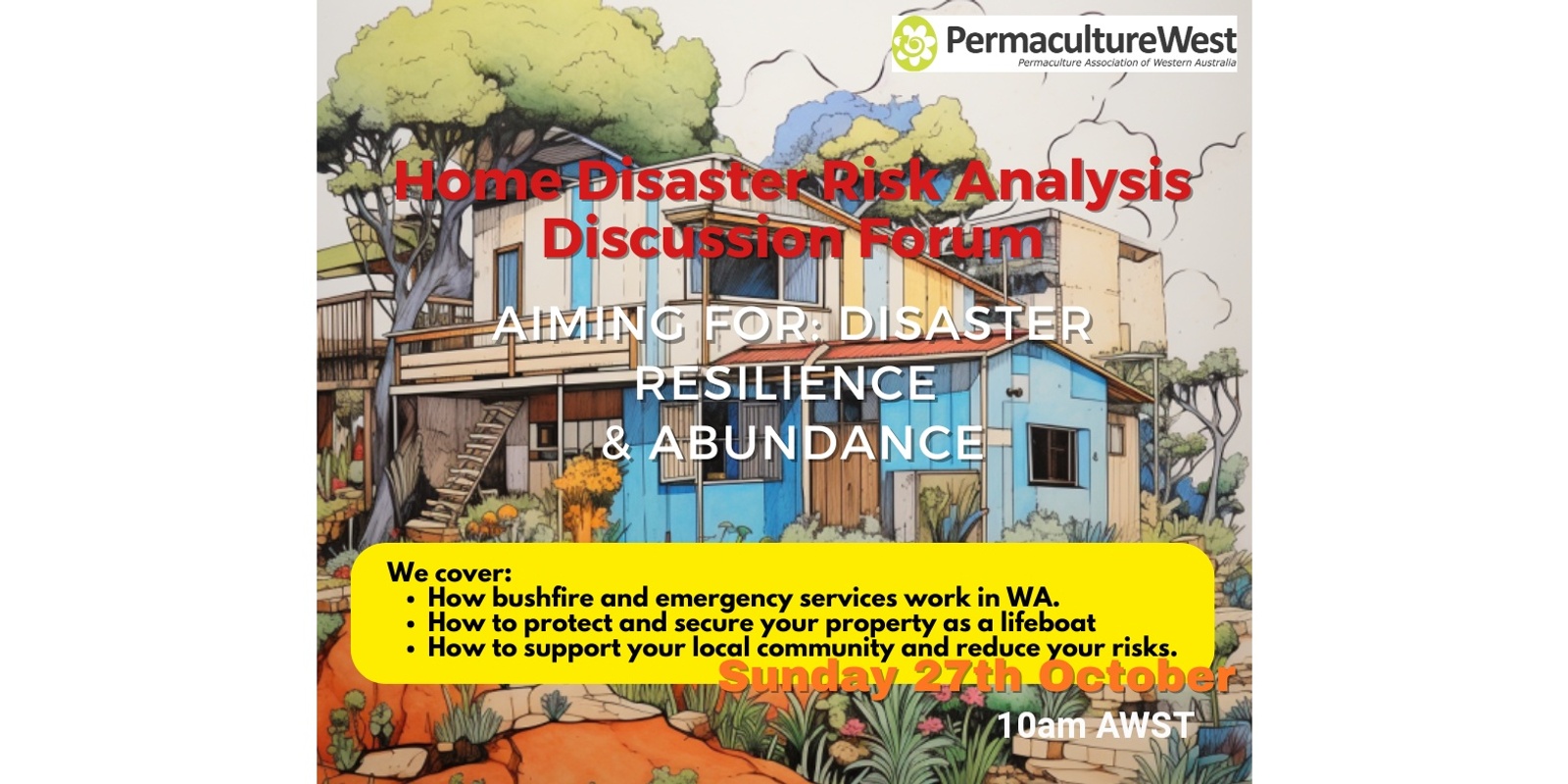 Banner image for Home Disaster Risk Analysis Discussion Forum