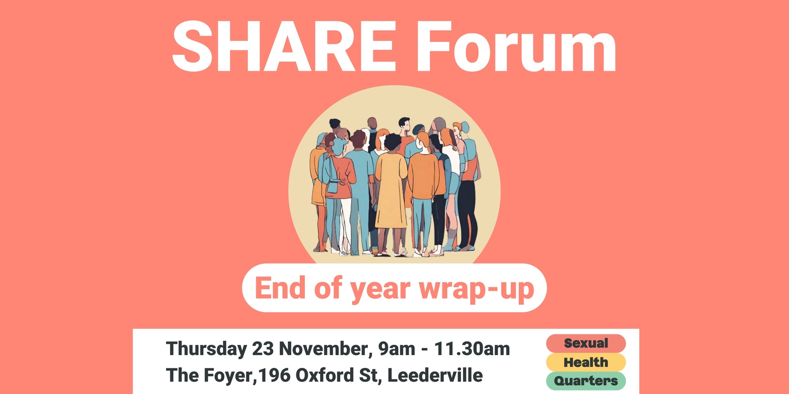 Banner image for SHARE Forum: You, Your Organisation and Celebrating the Year