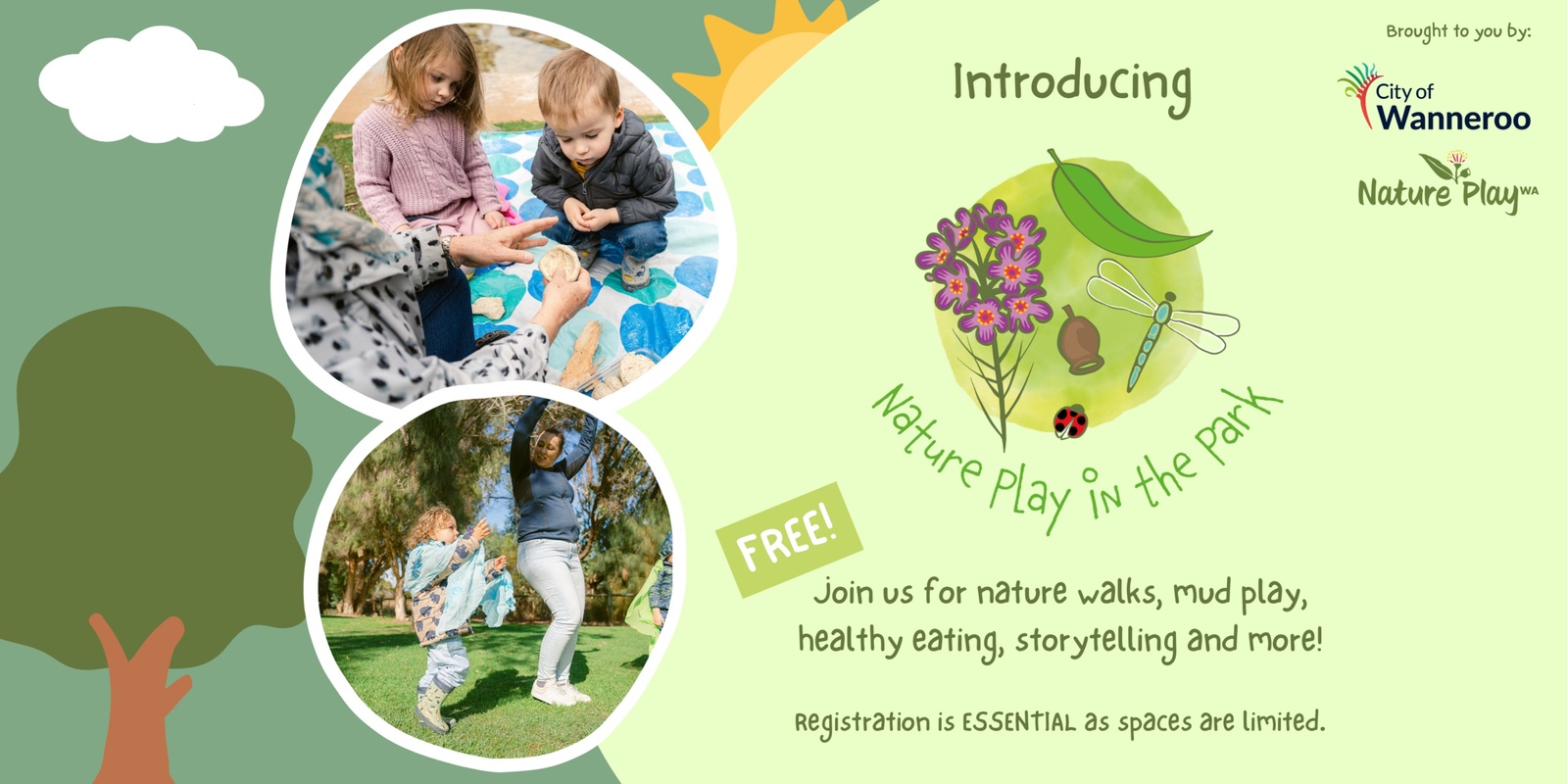 Banner image for REGISTER YOUR INTEREST: Nature Play in the Park - City of Wanneroo