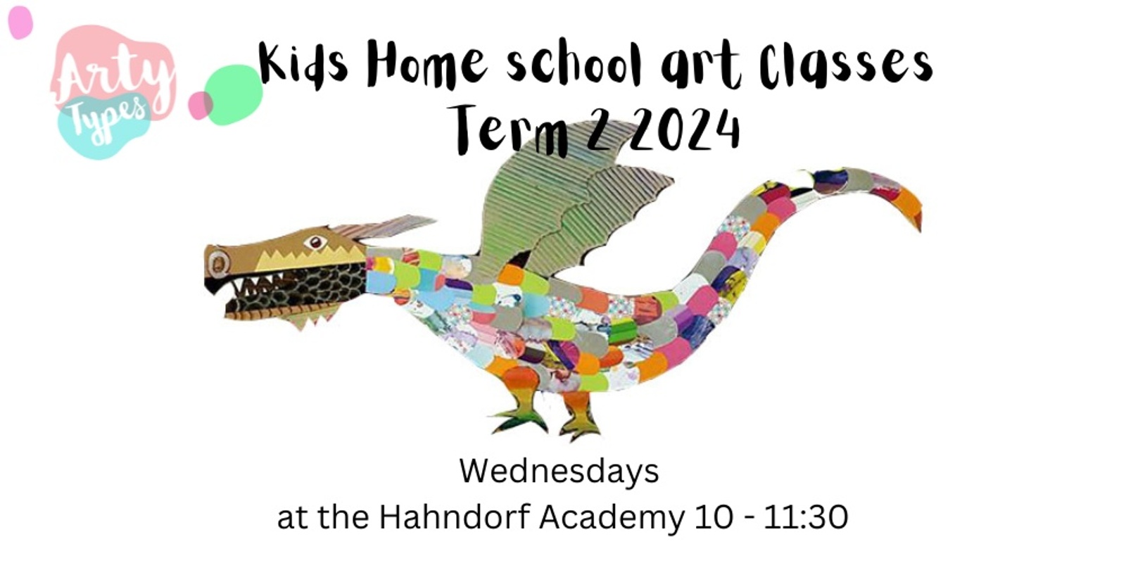 Banner image for  Arty Types home school kids art classes Term 2 2024
