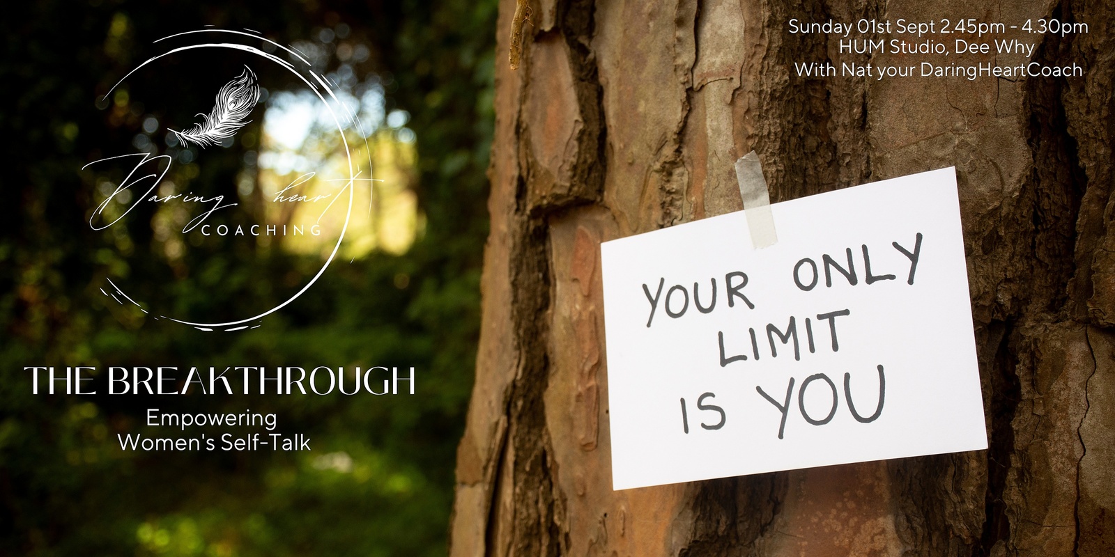 Banner image for WORKSHOP - The Breakthrough: Empowering Women's Self-Talk