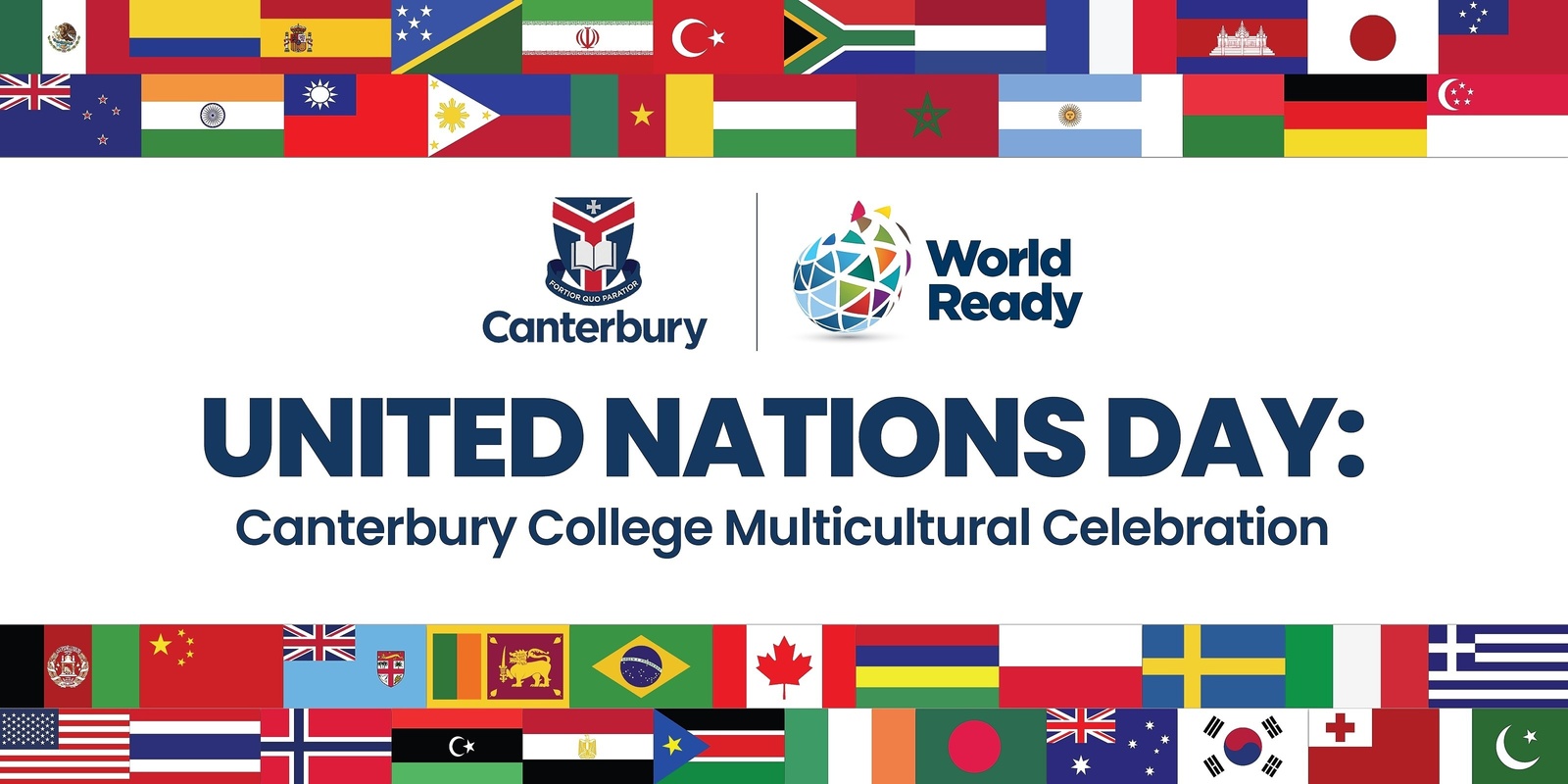 Banner image for 2024 United Nations Day – Canterbury College Multicultural Celebration!