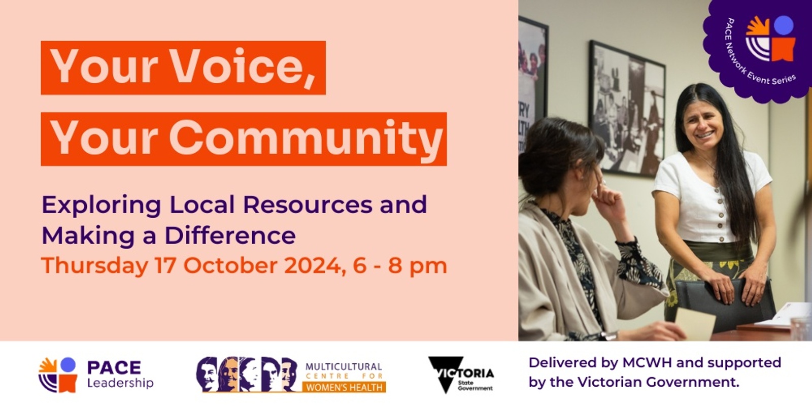 Banner image for Your Voice, Your Community: Exploring Local Resources and Making a Difference