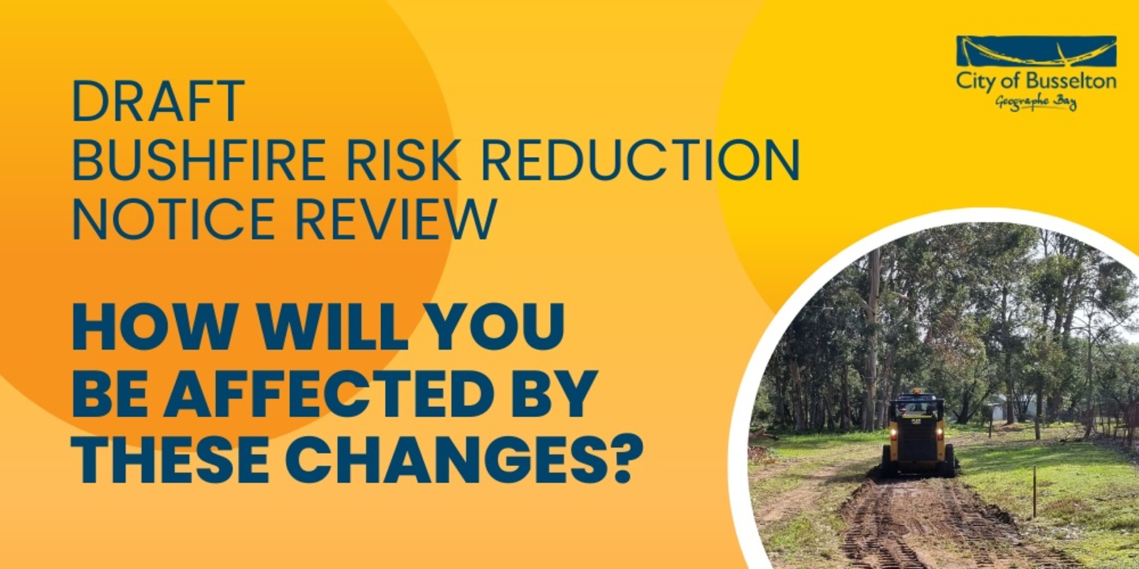 Banner image for Community Workshop: Draft Bushfire Risk Reduction Notice