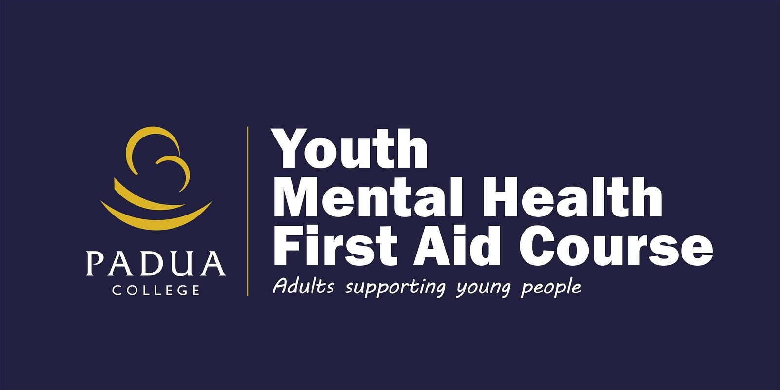 Banner image for Youth Mental Health First Aid Course 