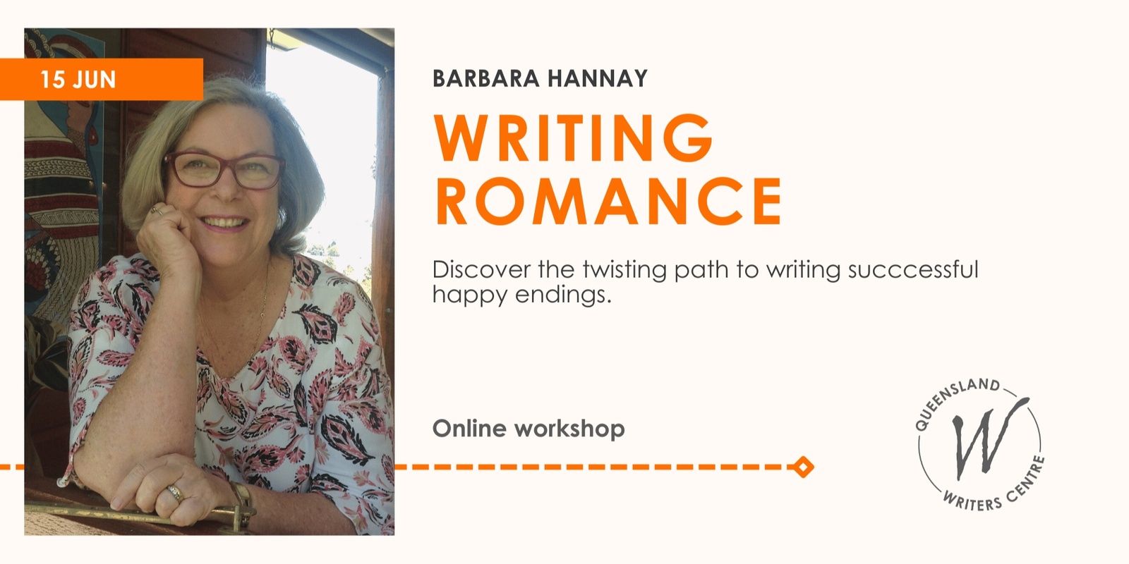 Banner image for Writing Romance with Barbara Hannay