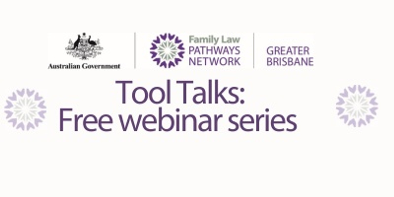 Banner image for Family Law Pathways Tool Talks Webinar: Collaborative Practice in the family law space