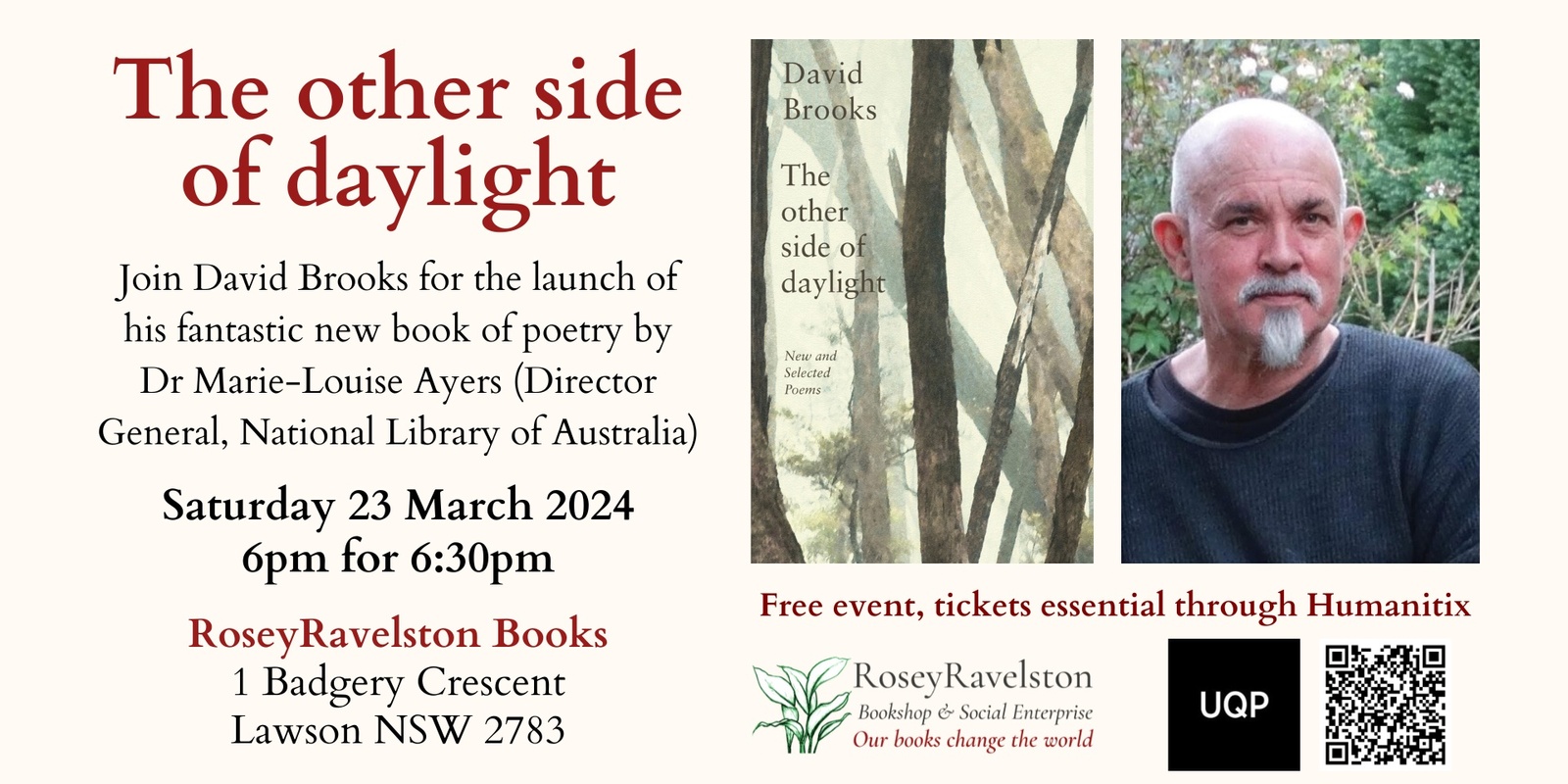 Banner image for The other side of daylight - Book Launch