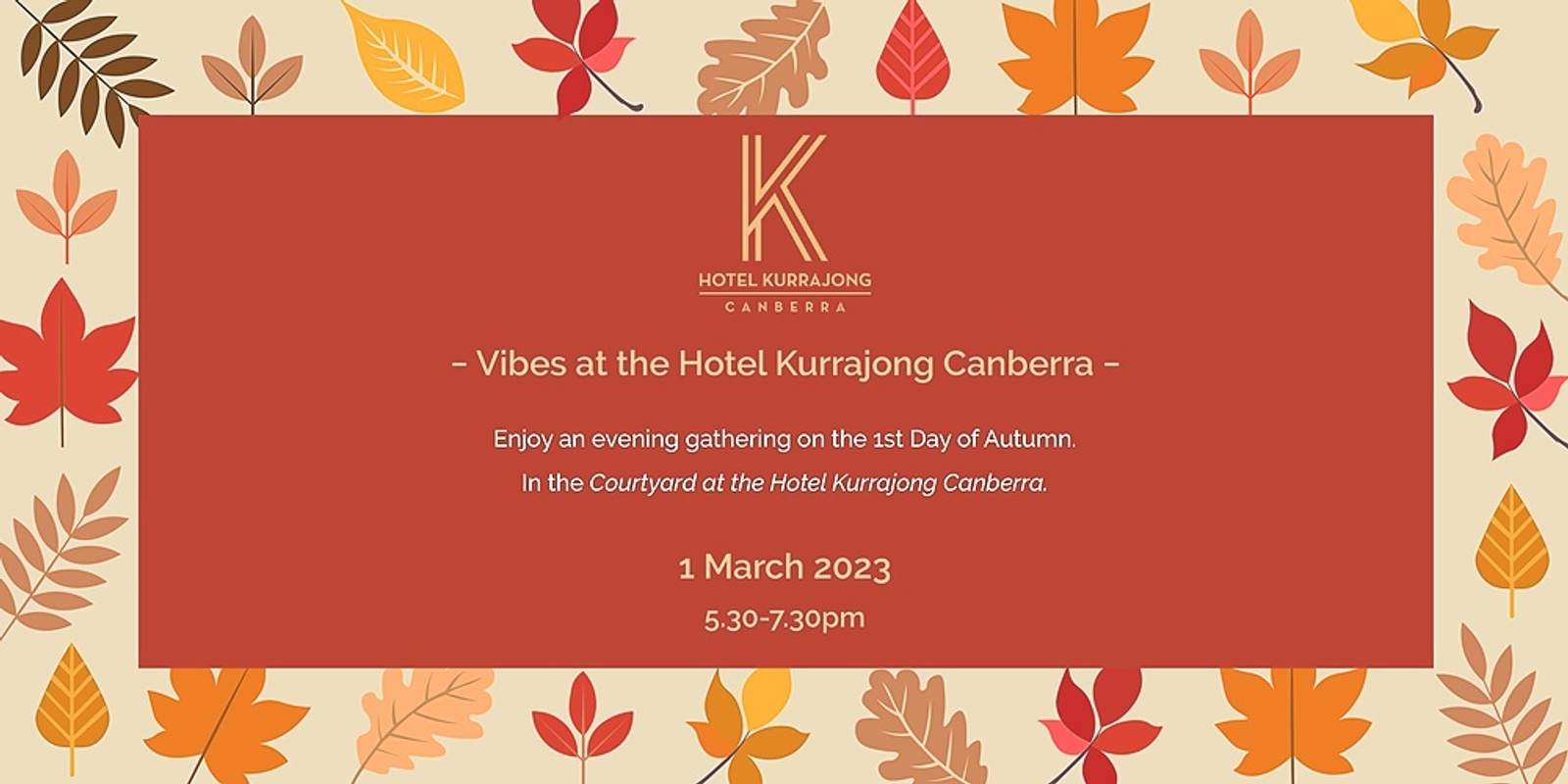 Banner image for Vibes at the Hotel Kurrajong Canberra