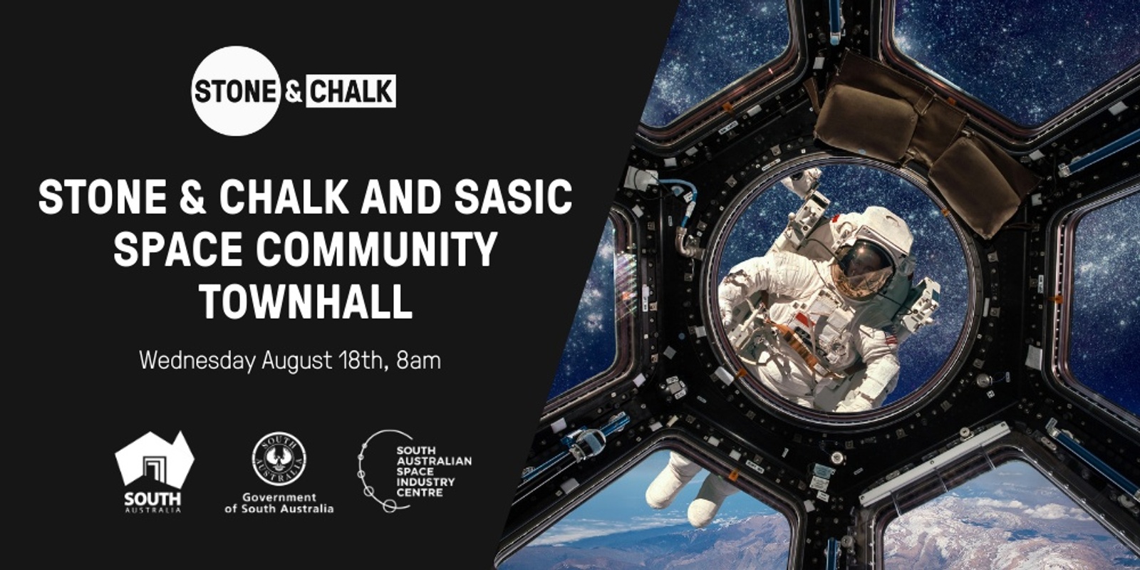 Banner image for Stone & Chalk and SASIC Town Hall #1