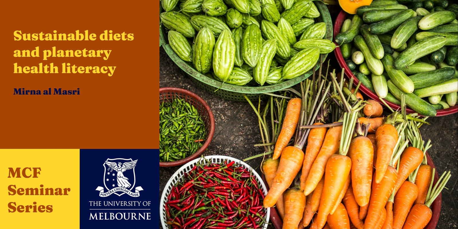 Banner image for MCF Seminar Series: Sustainable diets and planetary health literacy