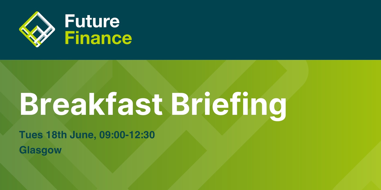 Banner image for Future Finance: Breakfast Briefing