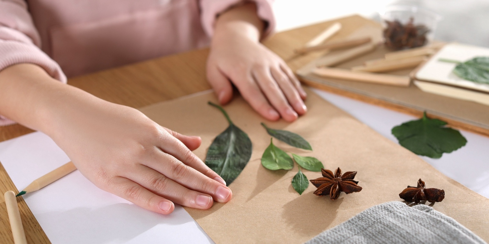 Banner image for Gel Printmaking with Botanicals at SECCA, School Holiday Workshop Ages 5 - 12