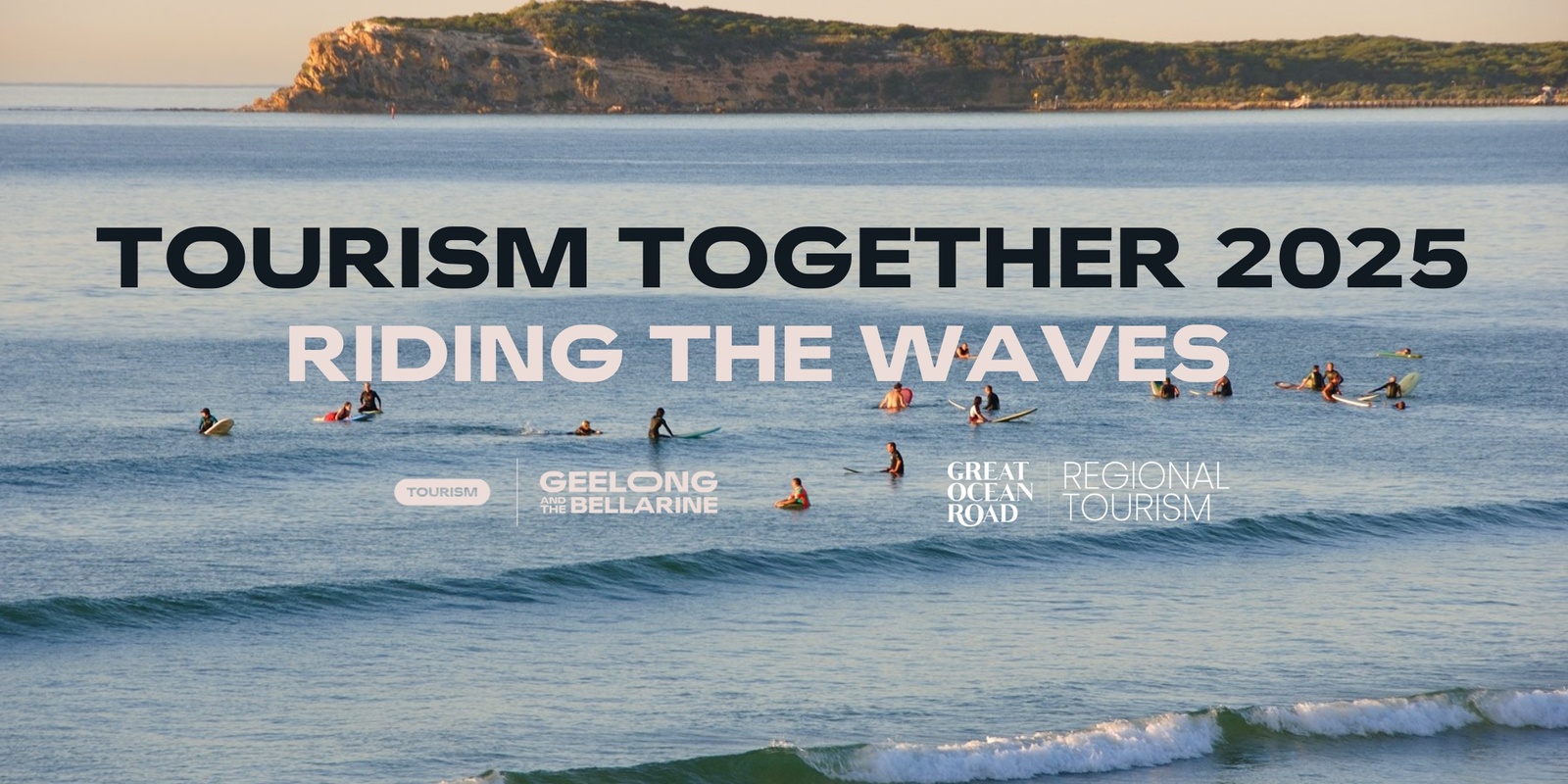 Banner image for Tourism Together 2025, Riding the Waves.