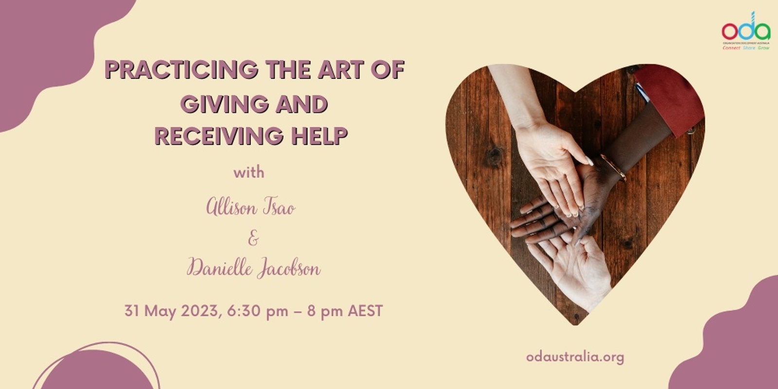 Banner image for Practicing the Art of Giving and Receiving Help 