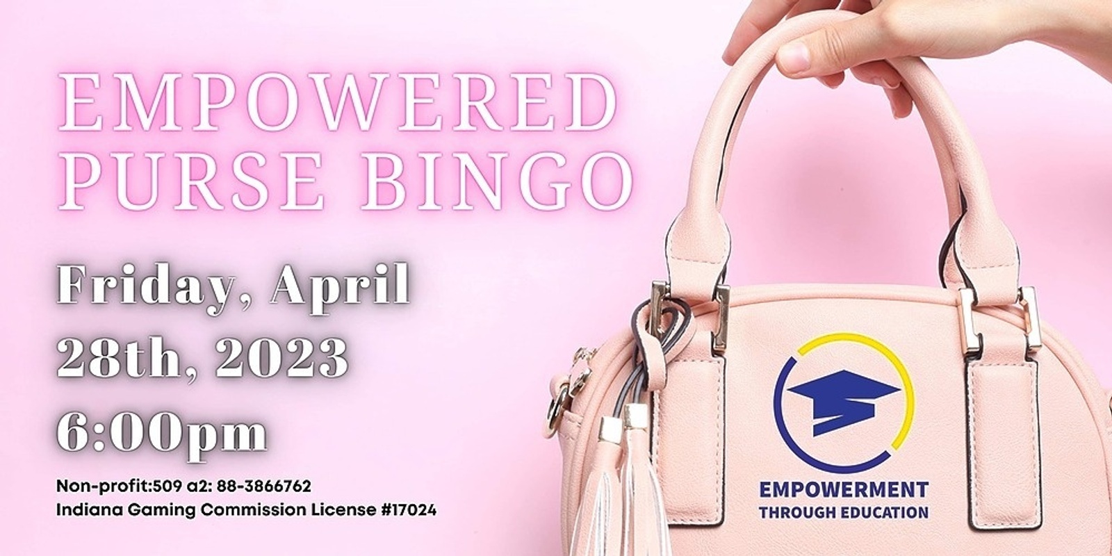 Banner image for Empowerment through Education Womens Night Out Purse Bingo Fundraiser