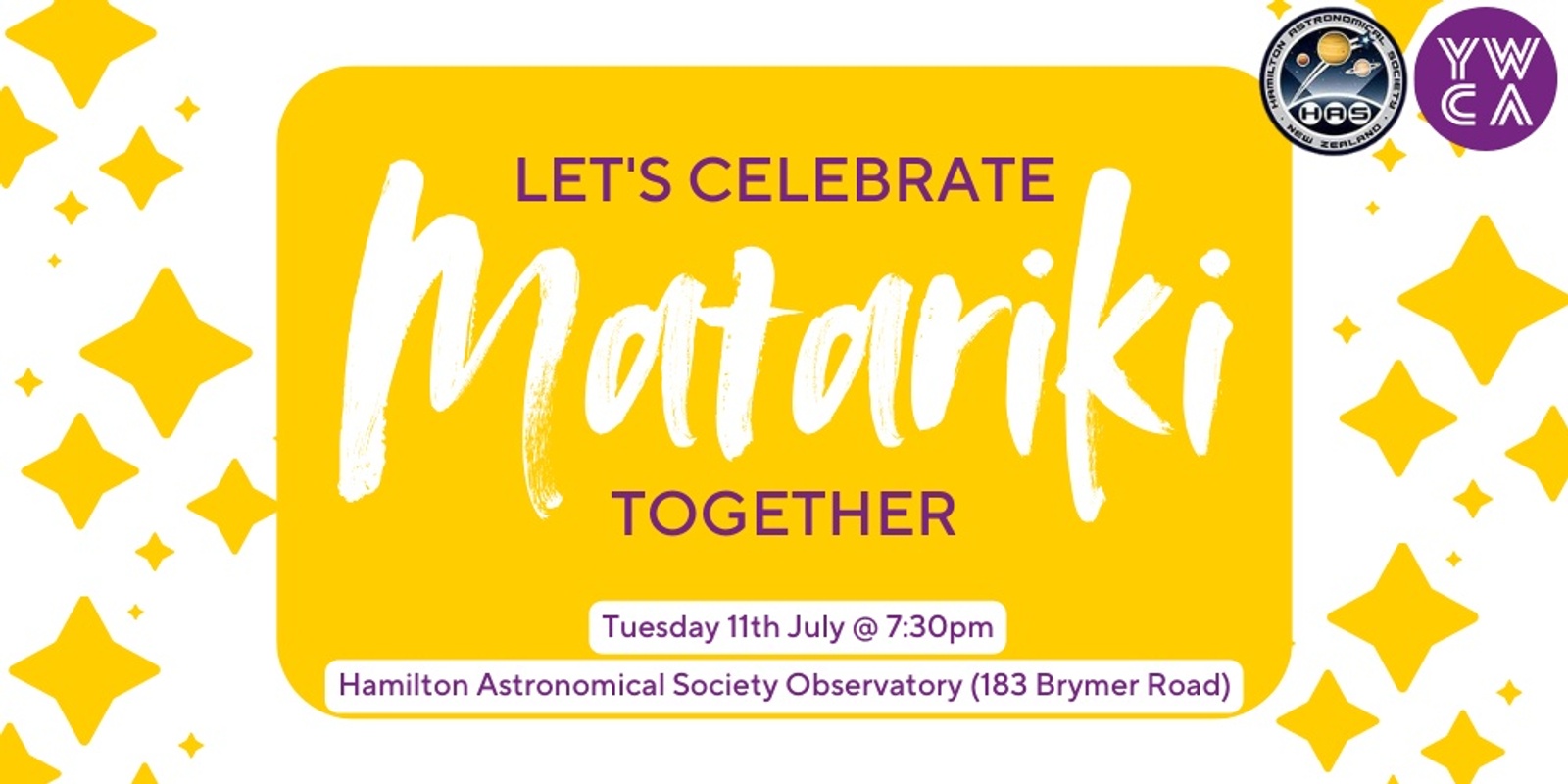 Banner image for EVENT CANCELLED: Matariki Celebration! 🔭