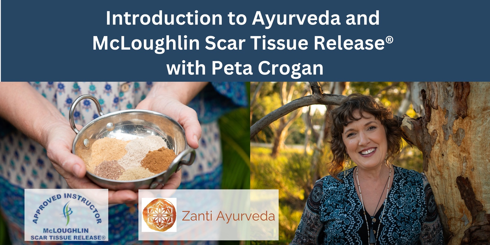 Banner image for Introduction to Ayurveda and McLoughlin Scar Tissue Release®