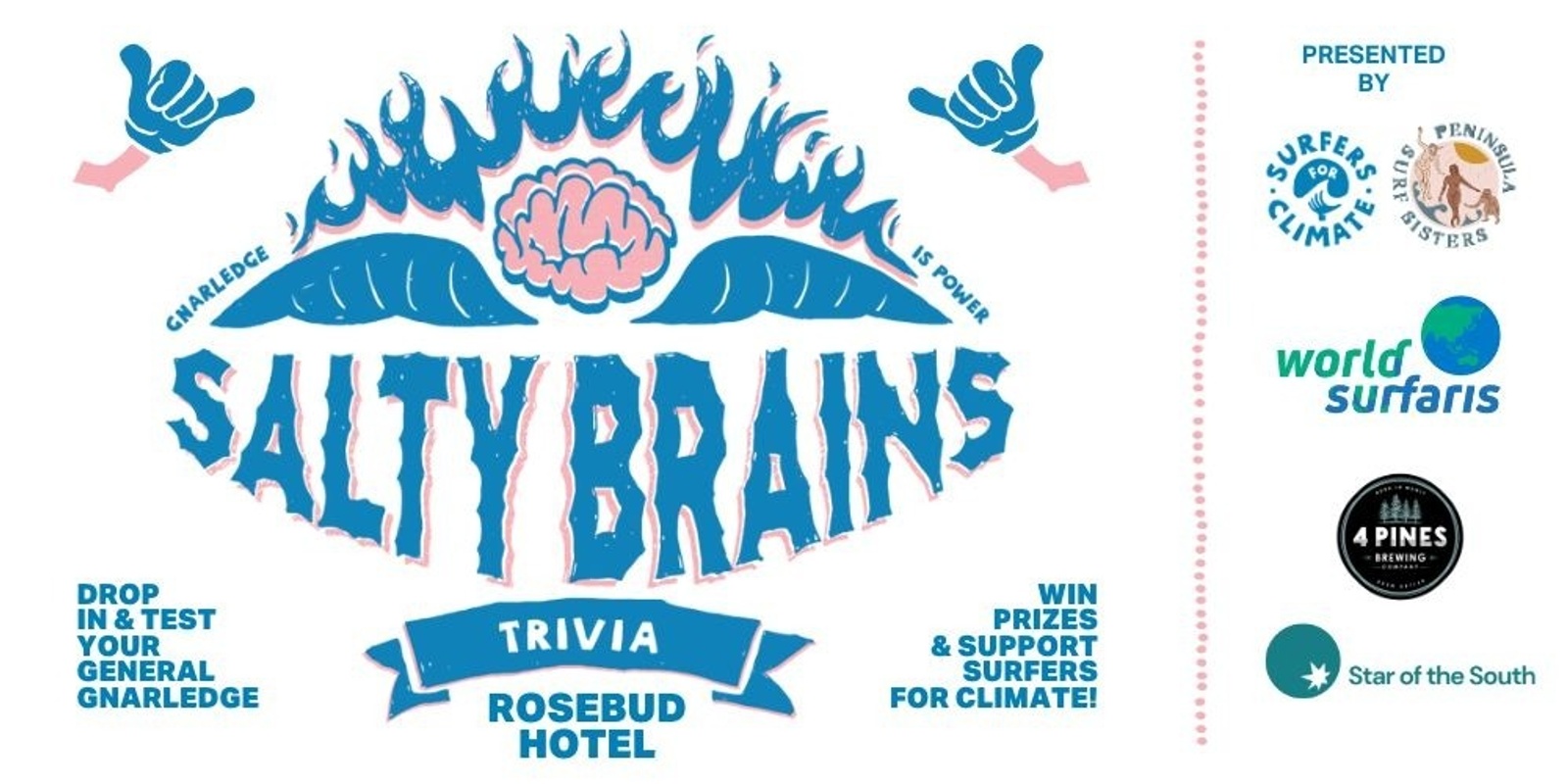 Banner image for Salty Brains Trivia Rosebud Hotel 