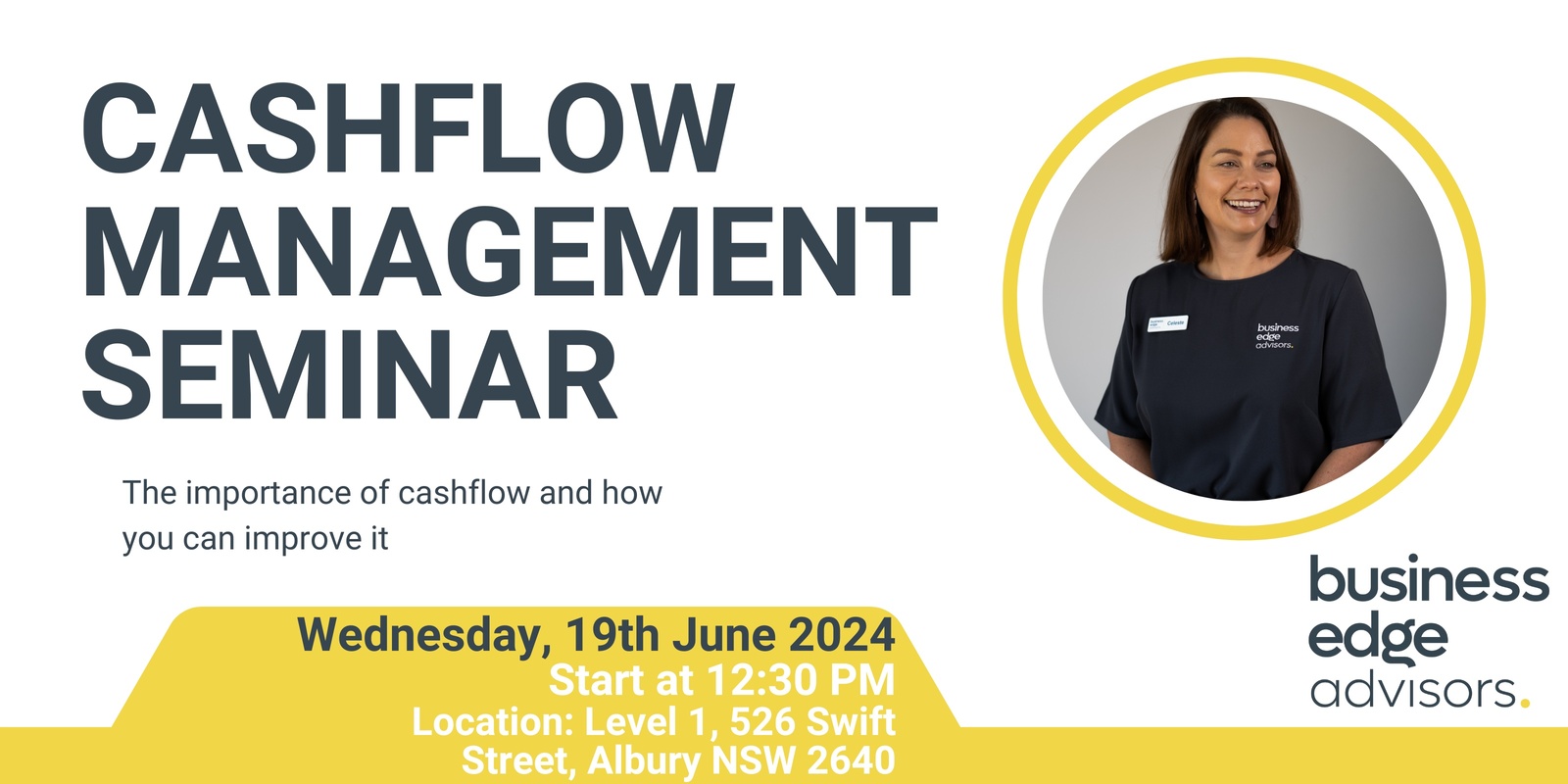 Banner image for Seminar - Cashflow Management