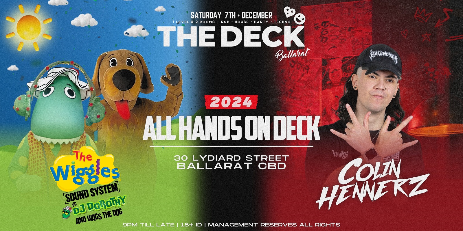 Banner image for All Hands On Deck! Ft. Wiggles Sound System and Colin Hennerz! 