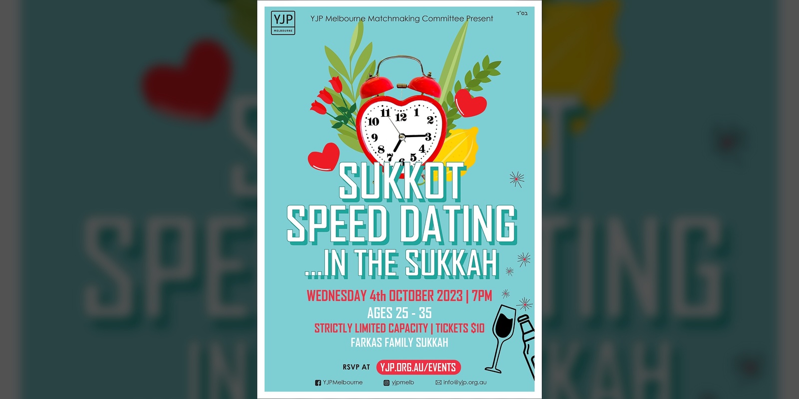 Banner image for Speed Dating in the Sukkah!
