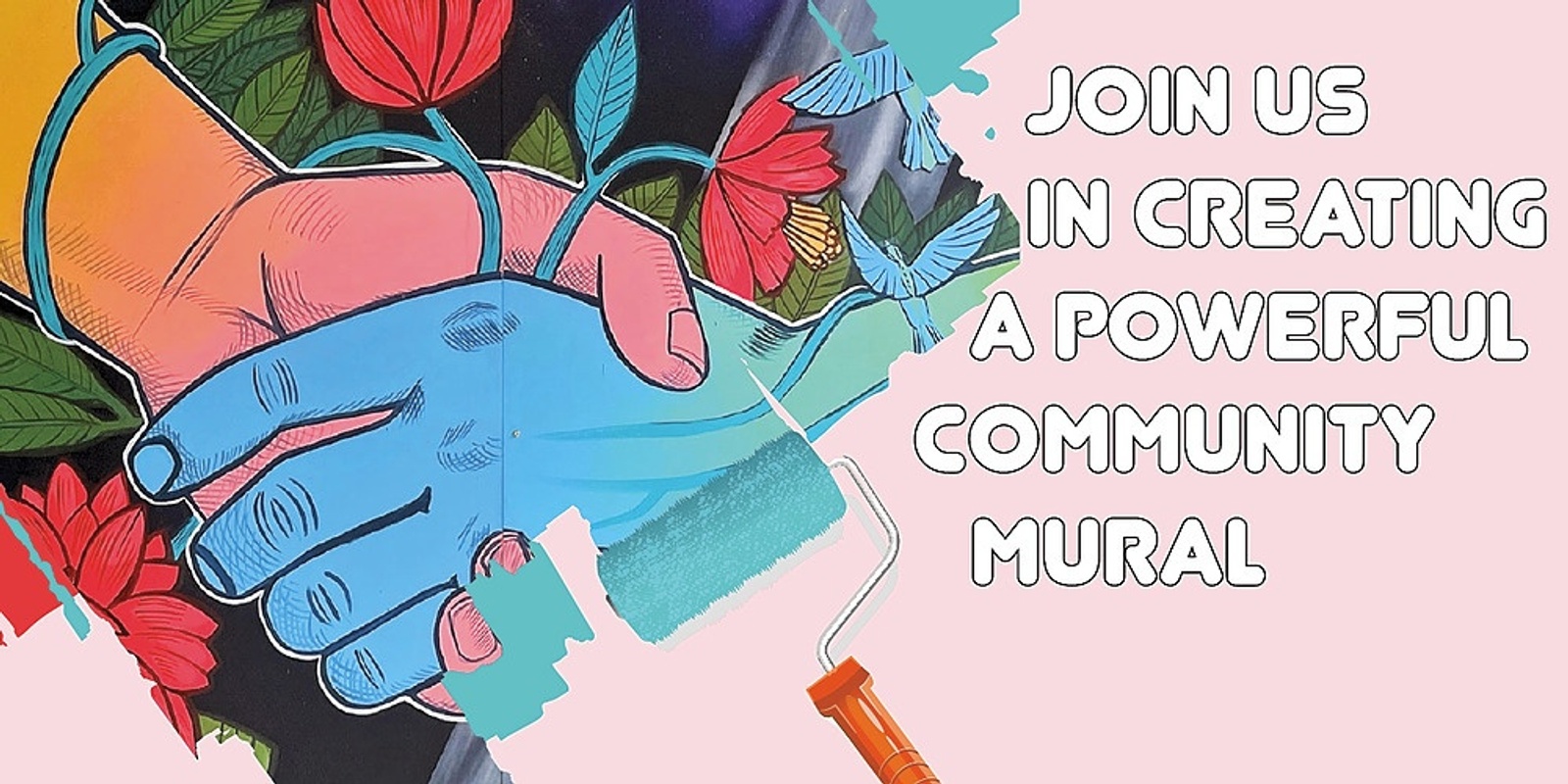 Banner image for Join us  in creating a powerful community mural - Social Justice & Equity