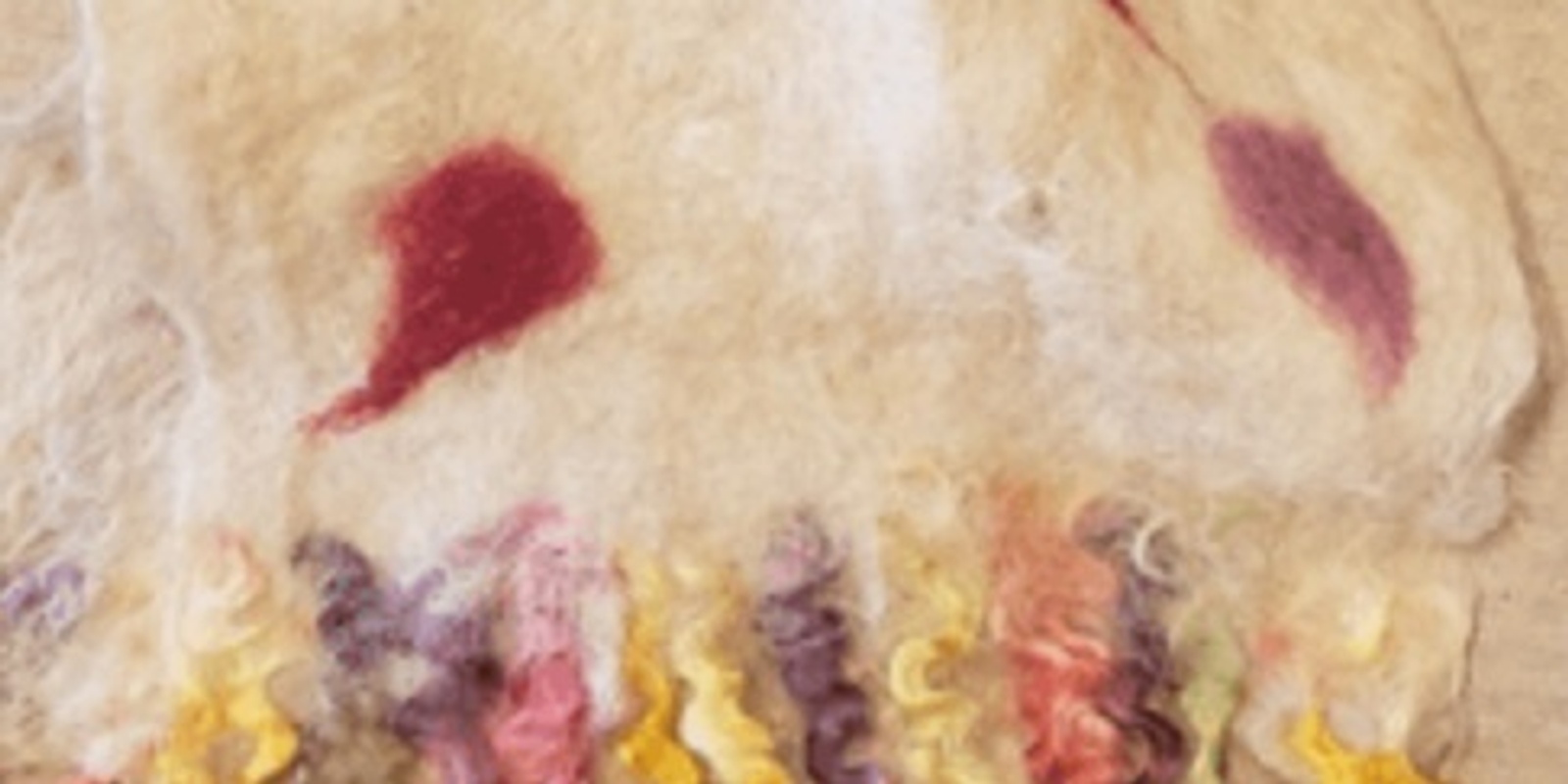 Banner image for FALLING LEAVES FELTED SCARF (Wet Felting with Power Tools!)