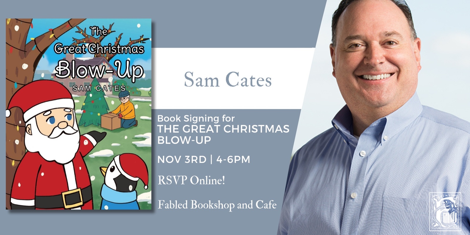 Banner image for Book Signing with Sam Cates