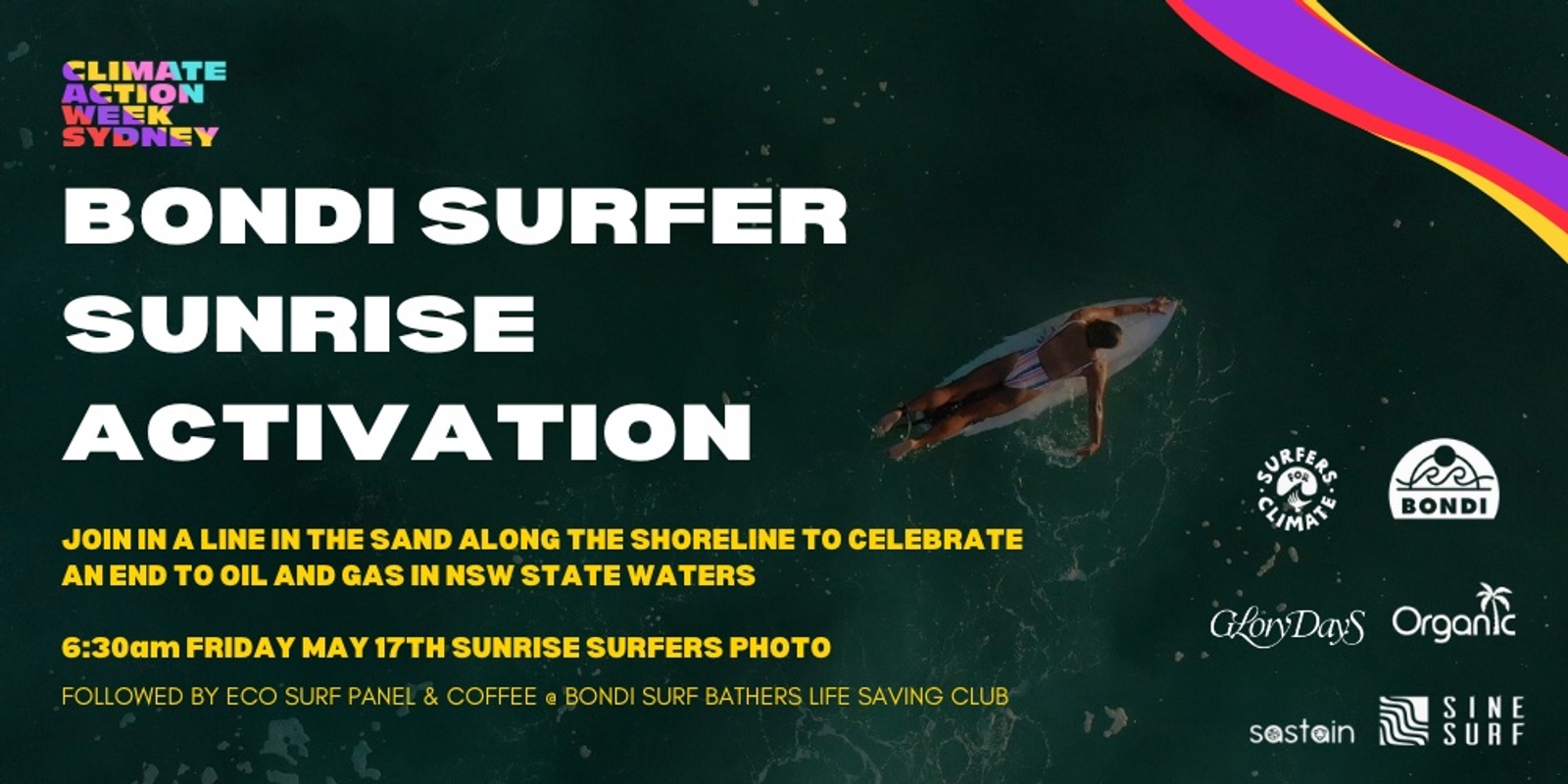 Banner image for Bondi Surfer Sunrise Activation 