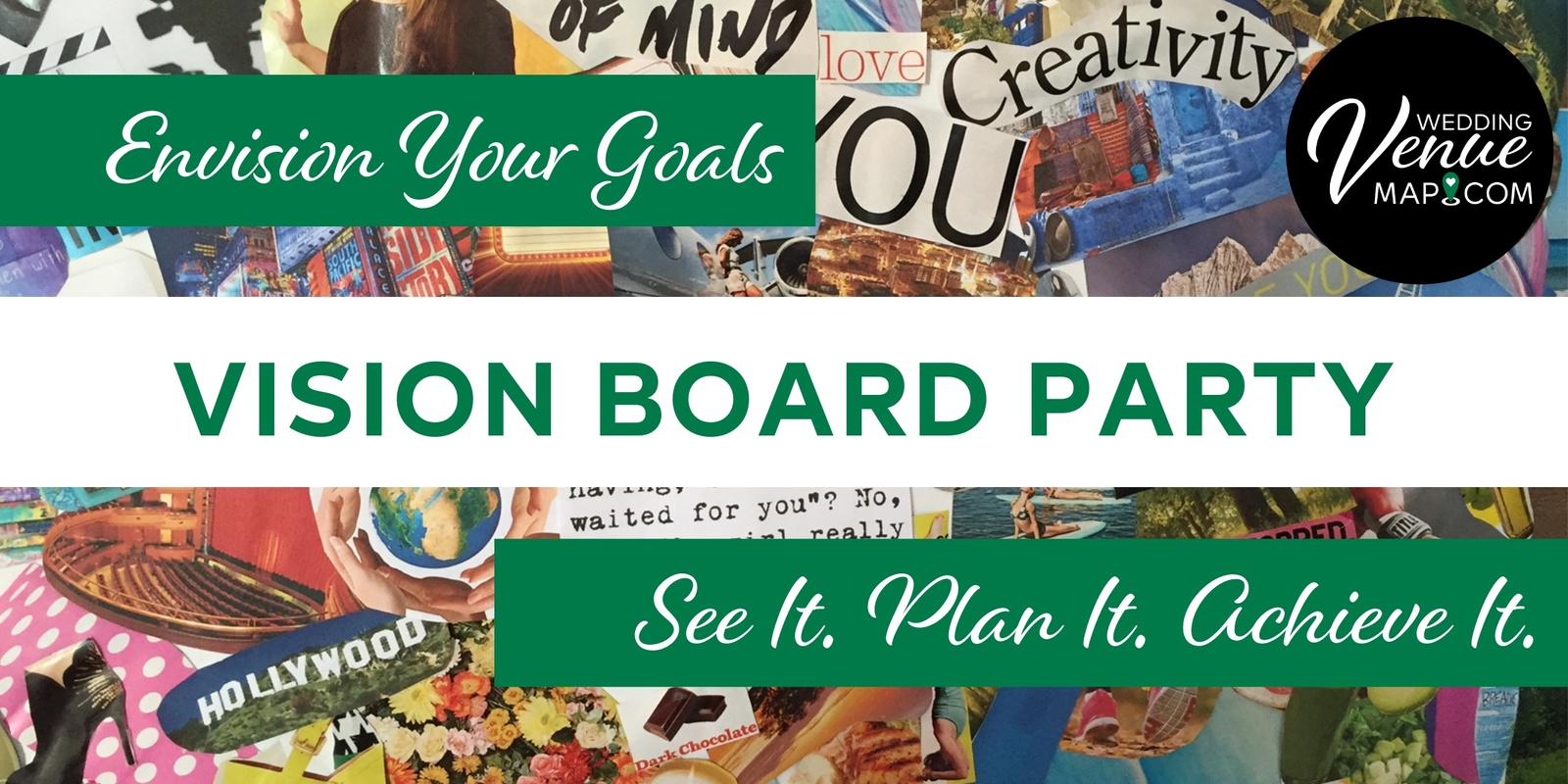 Banner image for Vision Board Party hosted by Wedding Venue Map