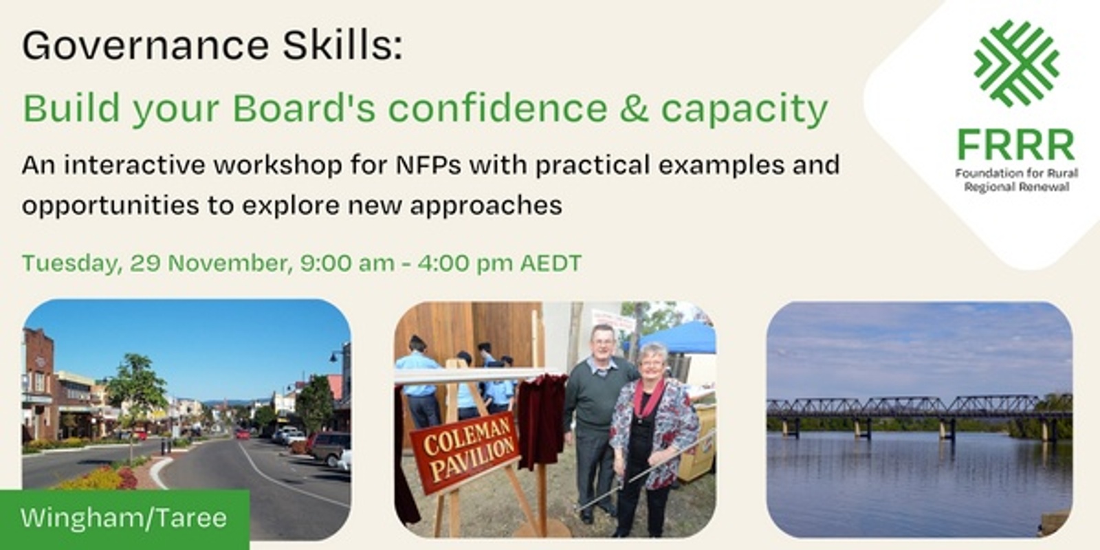 Banner image for Governance Skills: Build your Board's confidence & capacity