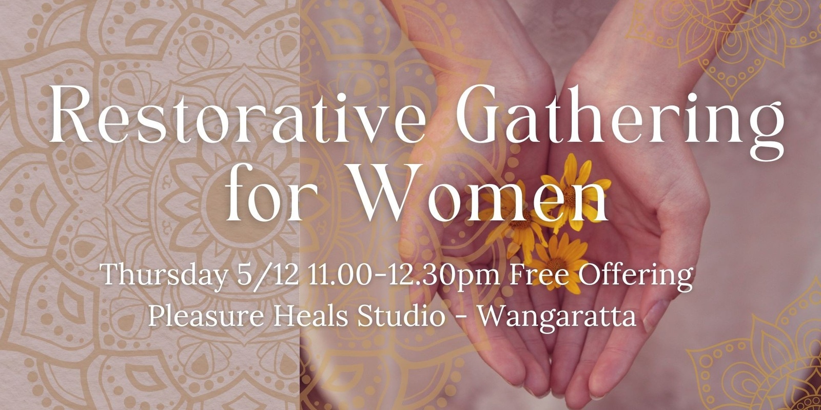 Banner image for Restorative Gathering for Women