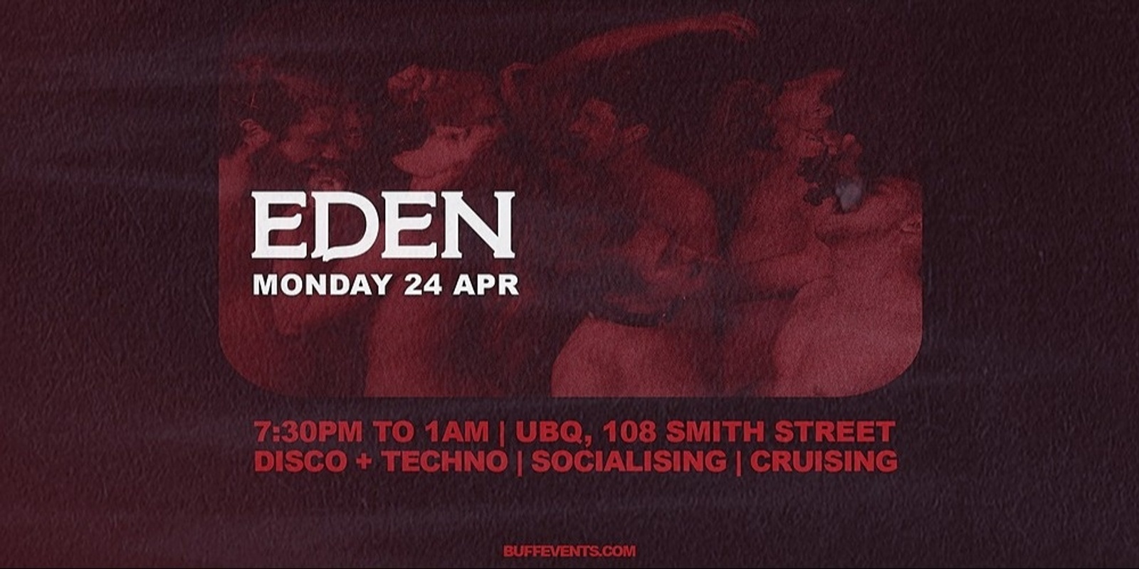 Banner image for EDEN: Monday 24 April 2023 ft. Pseudo-ku + Goat Spokesperson