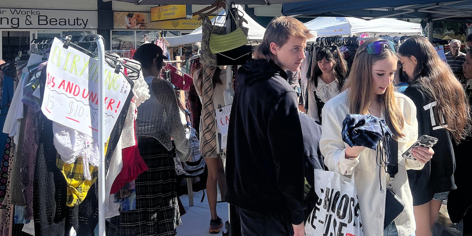 Banner image for CALOUNDRA Street Fair + Barely Worn Pre-Loved Market 