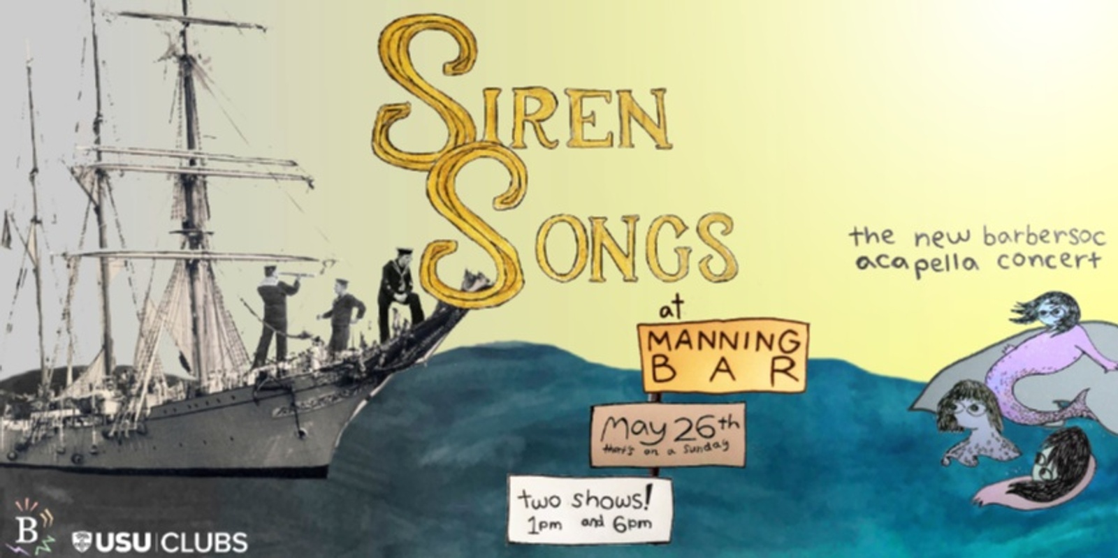 Banner image for Siren Songs - a BarberSoc A Cappella Concert