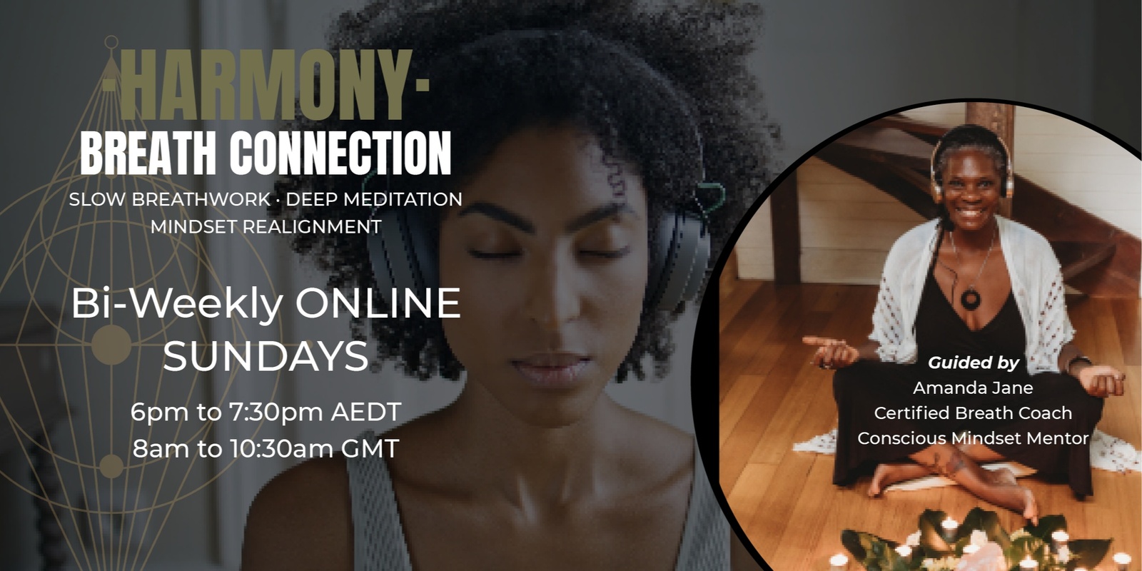 Banner image for Bi Weekly Online Harmony Breath Connection | Slow Breathwork