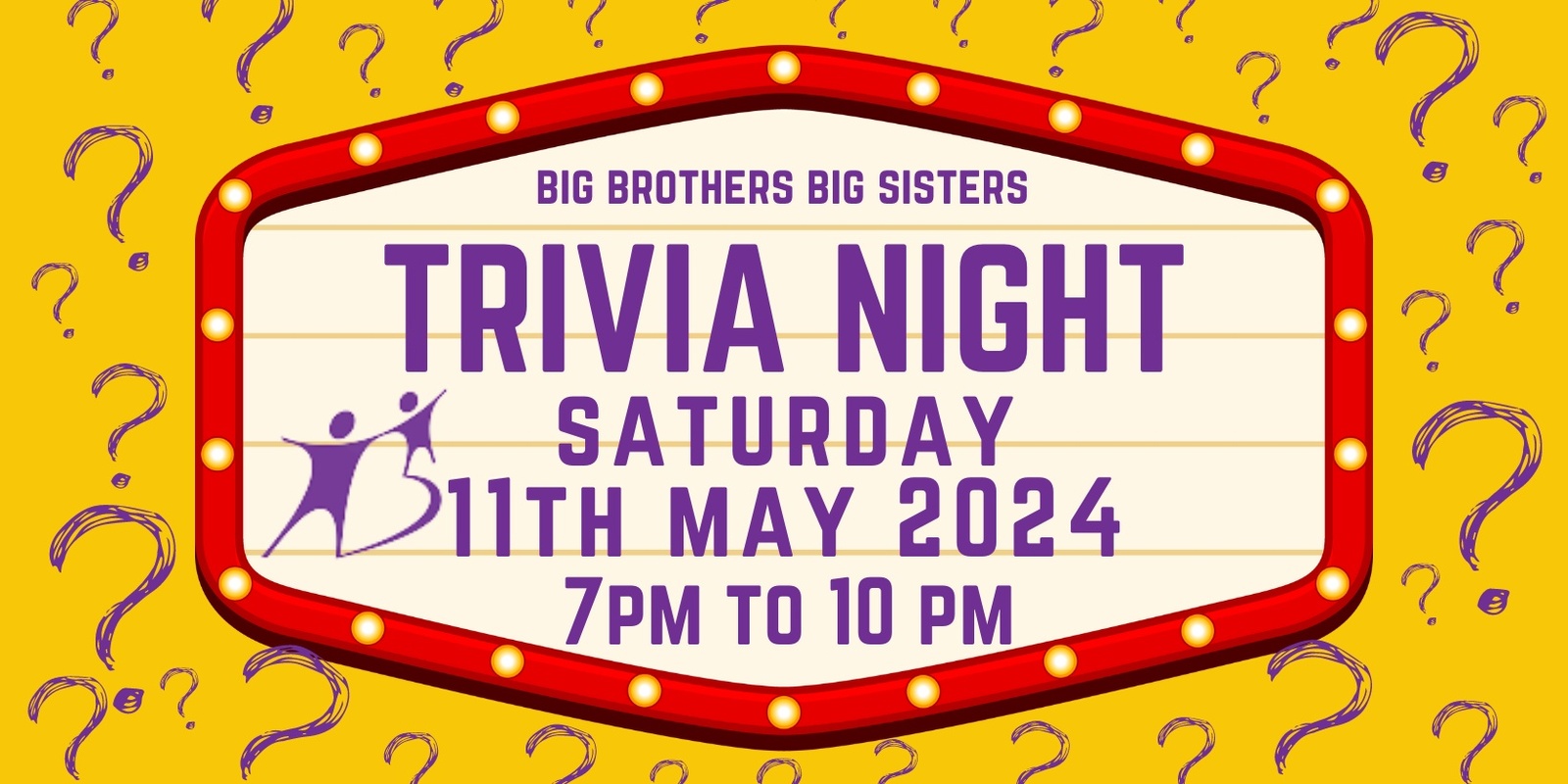 Banner image for Big Brothers Big Sisters Trivia Night -  Saturday 11th May 2024