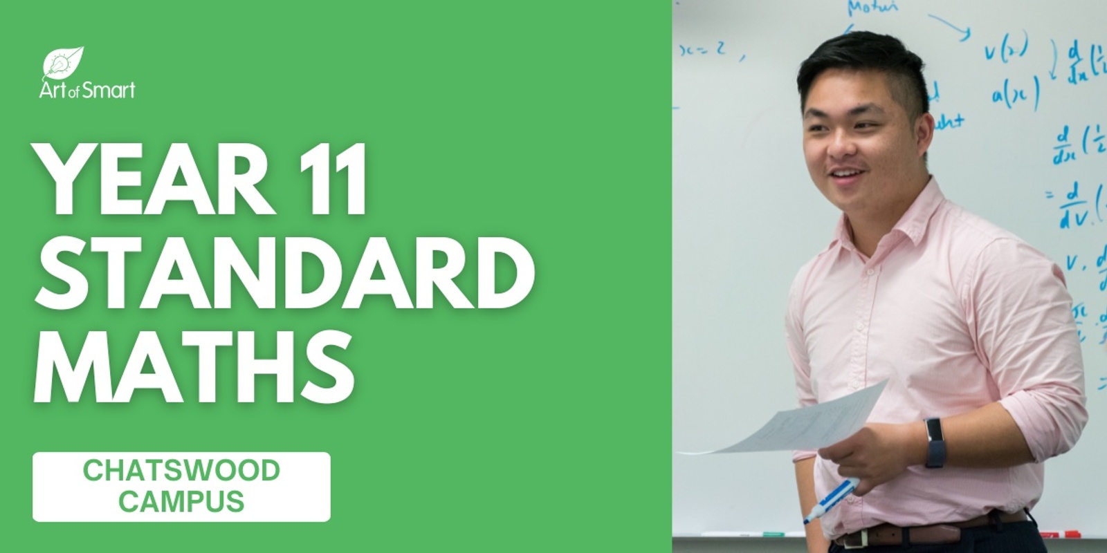 Banner image for Prelim Standard Mathematics - Year 11 Kickstarter [CHATSWOOD CAMPUS]