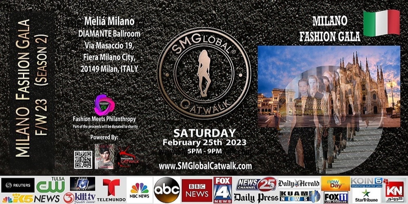 Banner image for MILANO FASHION GALA  (F/W 23 ) February 25th 2023