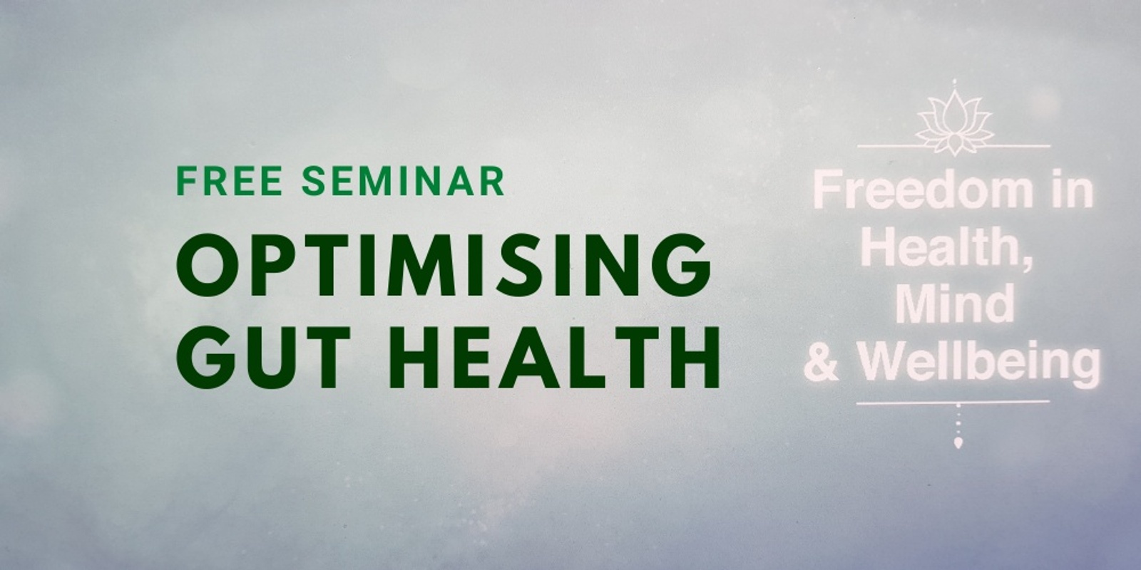 Banner image for Optimising Gut Health and Q+A