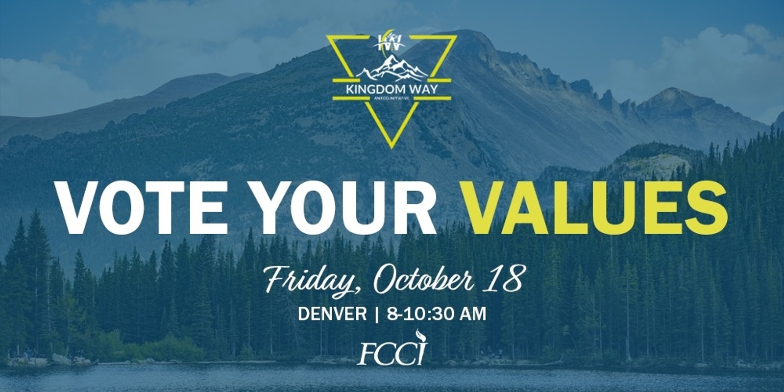 Banner image for Vote Your Values! - Denver