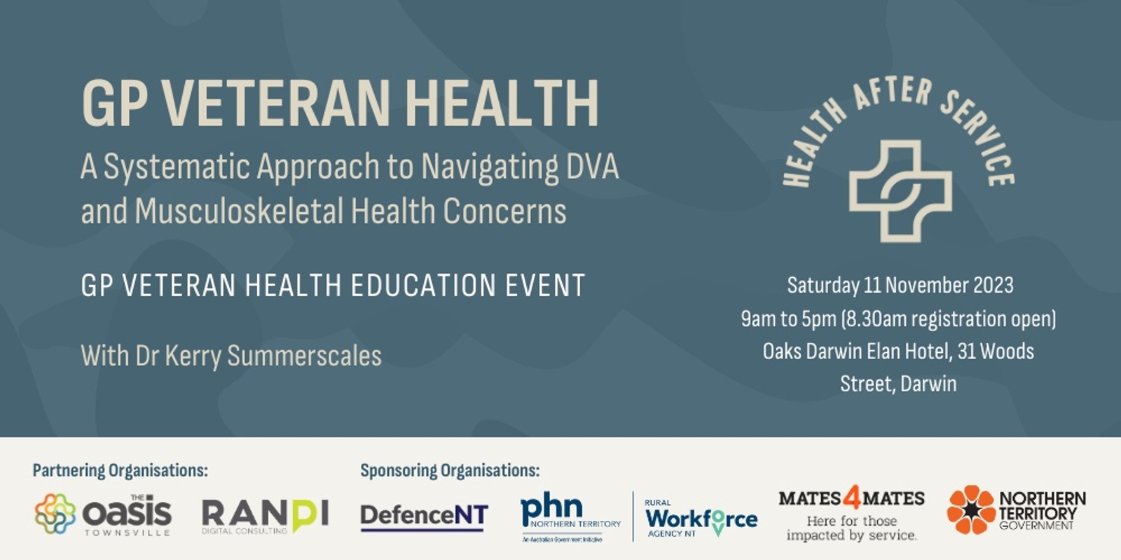 Banner image for VETERAN HEALTH - A Systematic Approach to Navigating DVA and Musculoskeletal Health Concerns