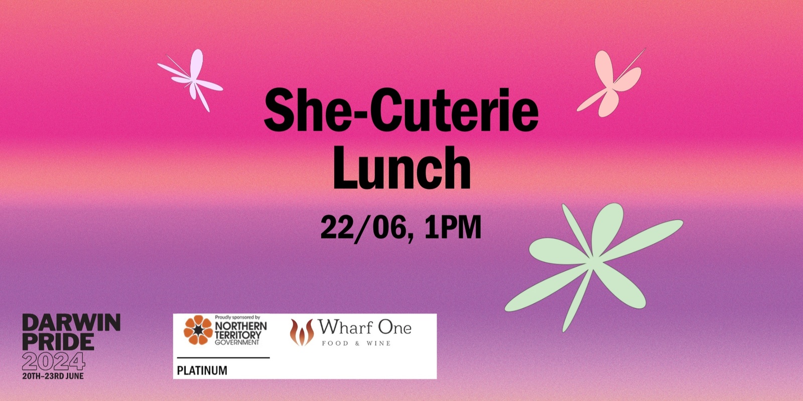 Banner image for Darwin Pride 2024 – "She-Cuterie" Lunch