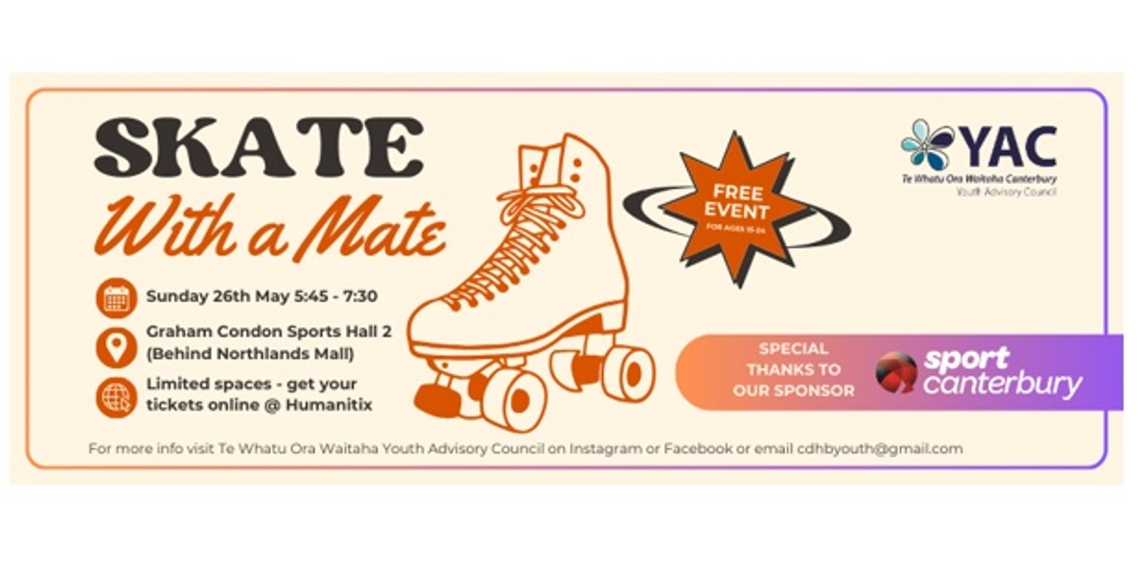Banner image for Youth Week- Skate with a Mate