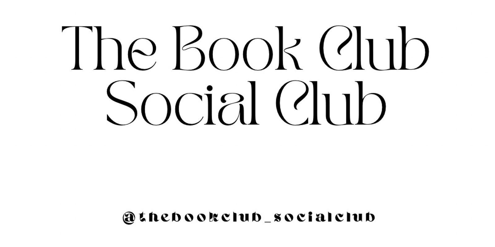 Banner image for The Book Club Social Club 