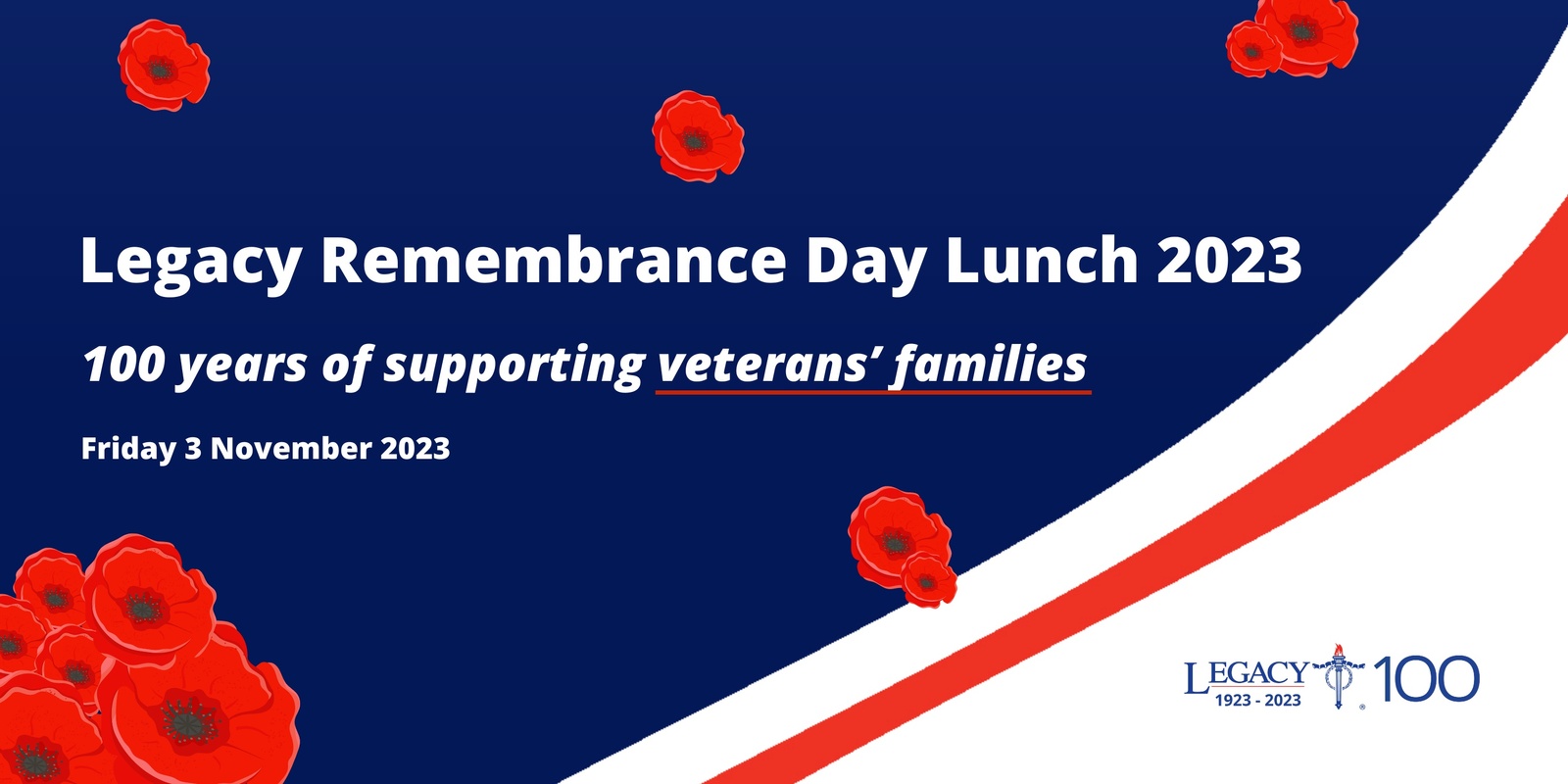 Banner image for 2023 Sydney Legacy Remembrance Day Lunch