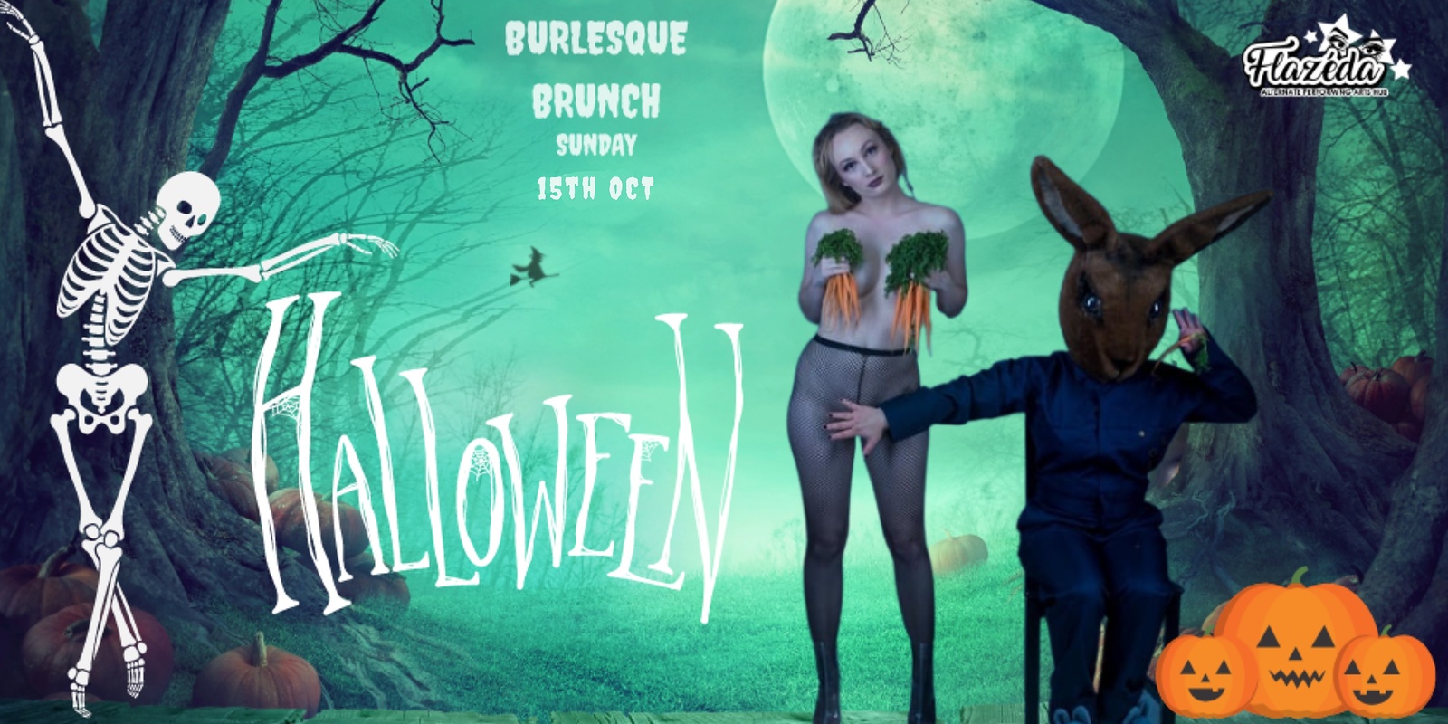 Banner image for Halloween Burlesque Brunch - Sunday 15th October